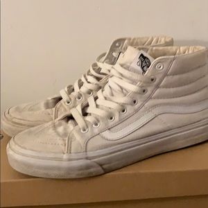 White high top vans